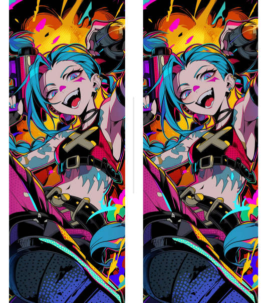 Jinx Arcane / League of Legends Dual-Side Edition Lighter | Gift Craft