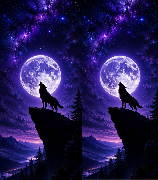 Howling Wolf Moon πΊ | Lighter | Gift Craft