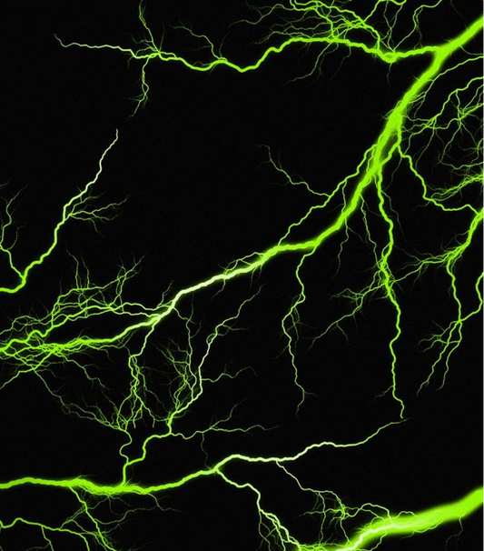 Neon Green Lightning Full Wrap Edition Lighter | Gift Craft