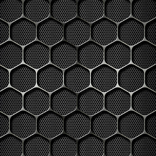 Hexagon Mesh Pattern Full Wrap Edition Lighter | Gift Craft