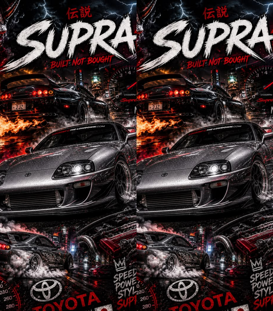 Toyota Supra MK4 5 Dual-Side Edition Lighter | Gift Craft