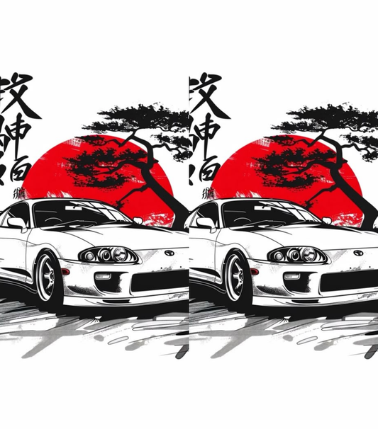 Toyota Supra MK4 10 Dual-Side Edition Lighter | Gift Craft