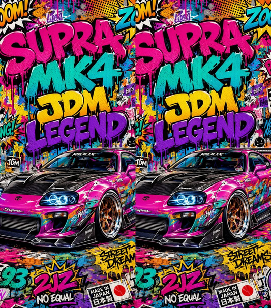 Toyota Supra MK4 13 Dual-Side Edition Lighter | Gift Craft
