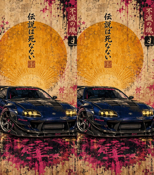 Toyota Supra MK4 17 Dual-Side Edition Lighter | Gift Craft