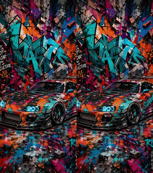 Toyota Supra MK4 19 Dual-Side Edition Lighter | Gift Craft