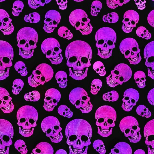 Purple Pink Skull Full Wrap Edition Lighter | Gift Craft