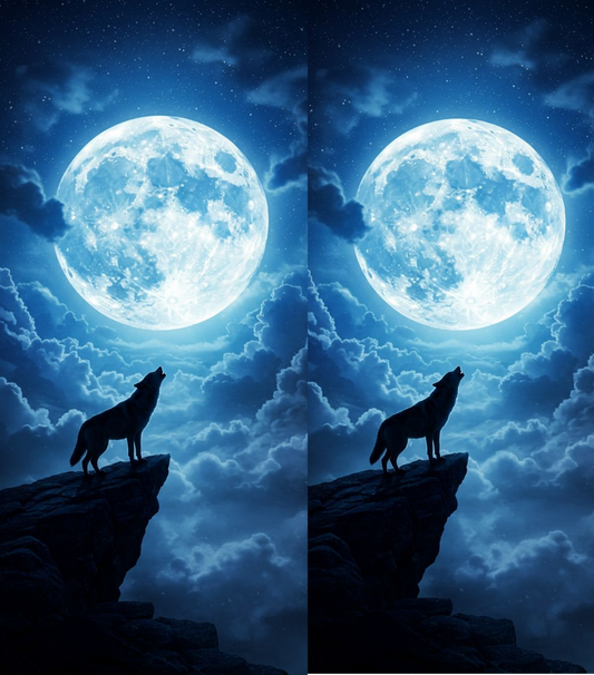 Blue Moon Howl πΊππ | Lighter | Gift Craft