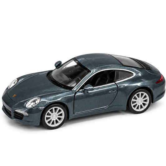 RMZ City Porsche 911 Carrera S Die-Cast Model Car – Metallic Grey