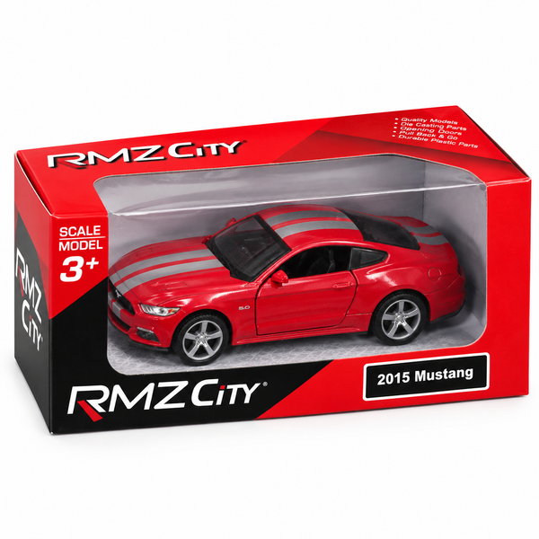 RMZ City 2015 Ford Mustang GT Red Die-Cast Model Car