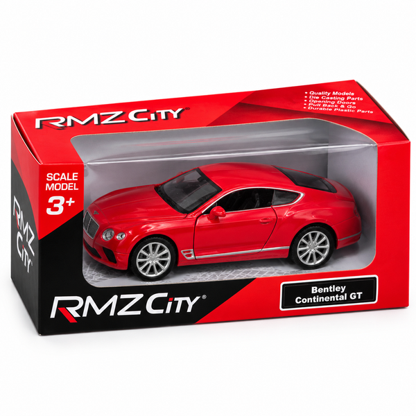 Red Bentley Continental GT Die-Cast Model Car – RMZ City