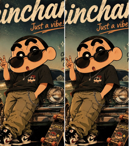 Shinchan 4 Dual-Side Edition Lighter | Gift Craft