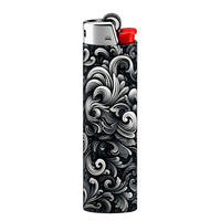 Monochrome Waves 🌊 Full Wrap Edition Lighter | Gift Craft