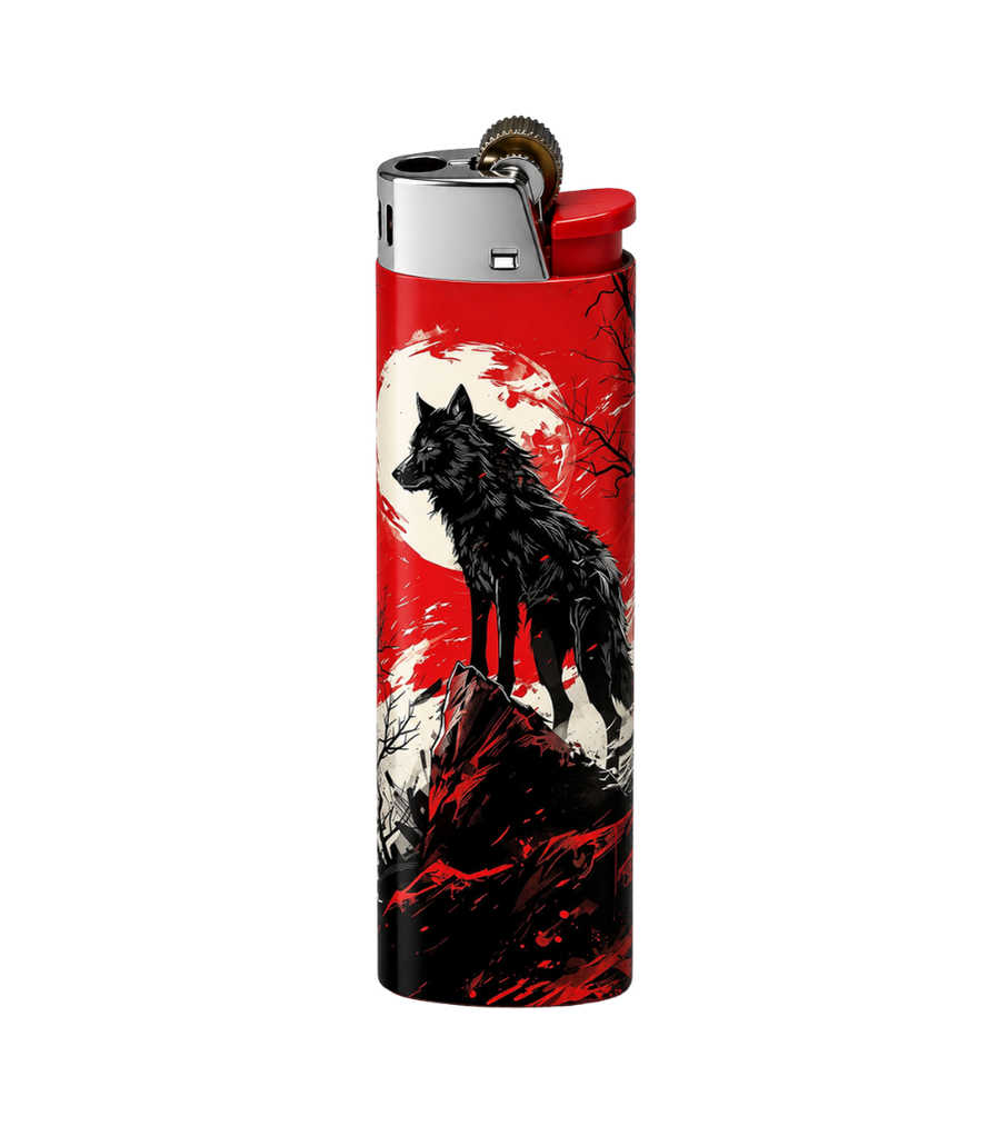 Crimson Wolf 🐺🔴 | Lighter | Gift Craft