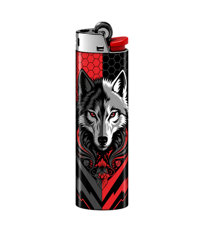 WOLF Lighter Pack | 4-Piece Art Set | Gift Craft BD