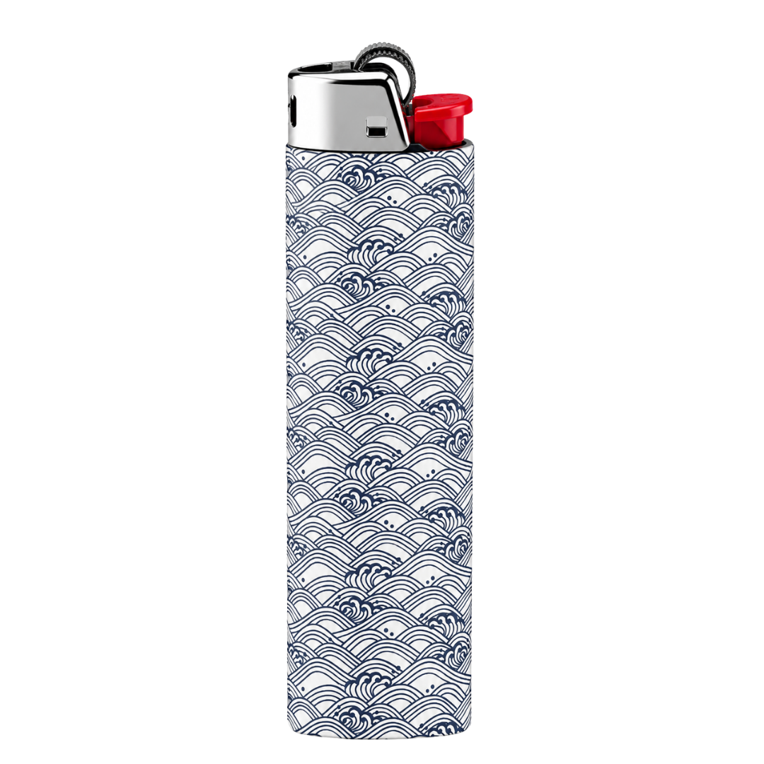 Seigaiha Waves 🌊 Full Wrap Edition Lighter | Gift Craft