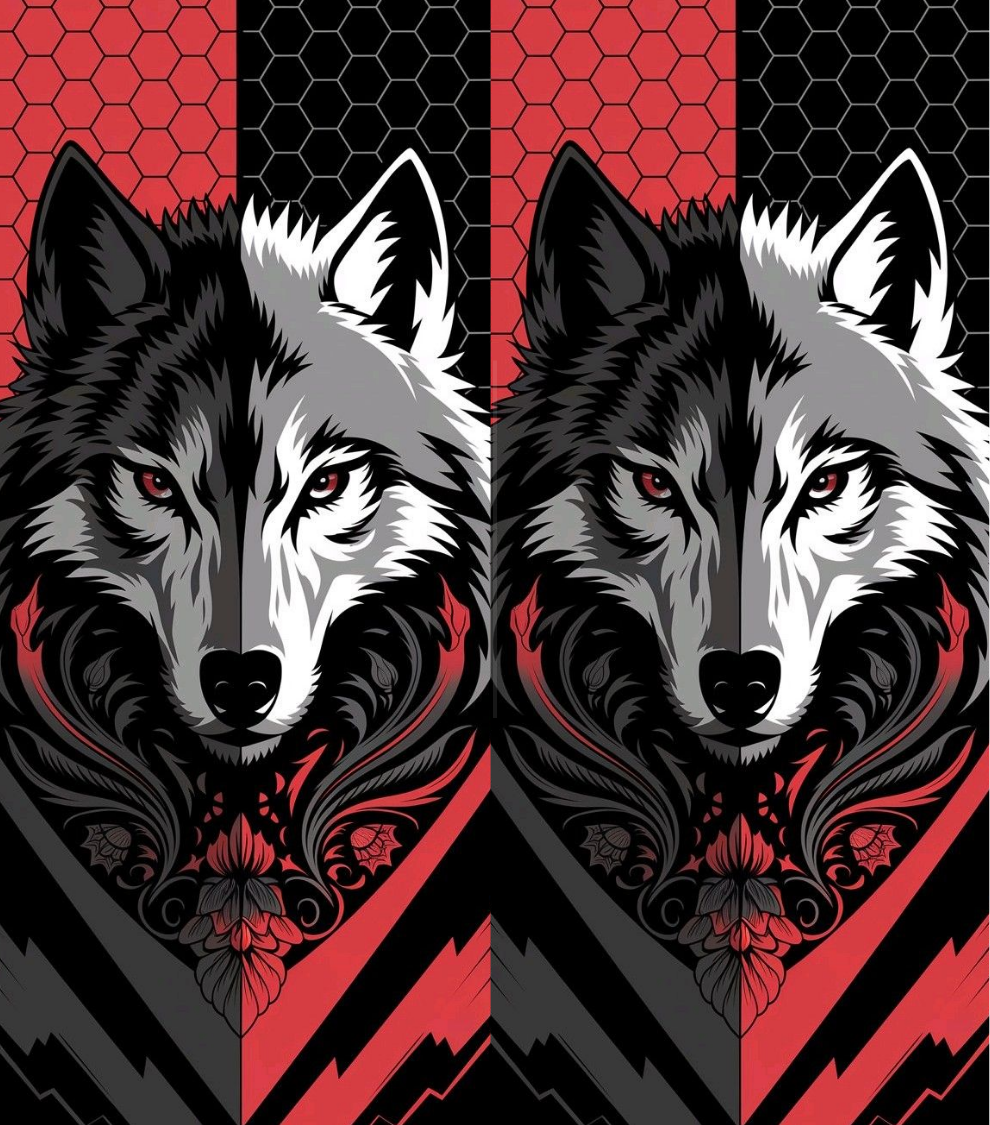 WOLF Lighter Pack | 4-Piece Art Set | Gift Craft BD