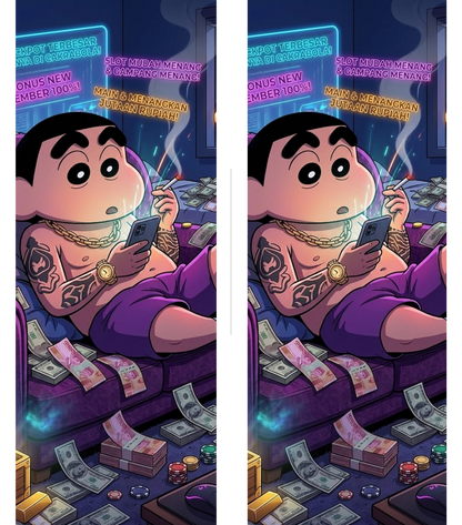 Shinchan Chill Dual-Side Edition Lighter | Gift Craft