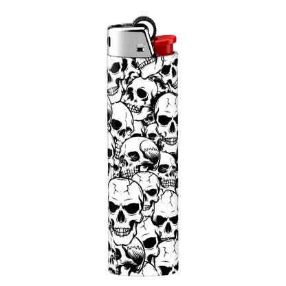 Skull Reign ☠️ Full Wrap Edition Lighter | Gift Craft