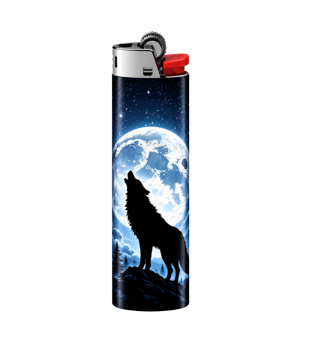 WOLF Lighter Pack | 4-Piece Art Set | Gift Craft BD