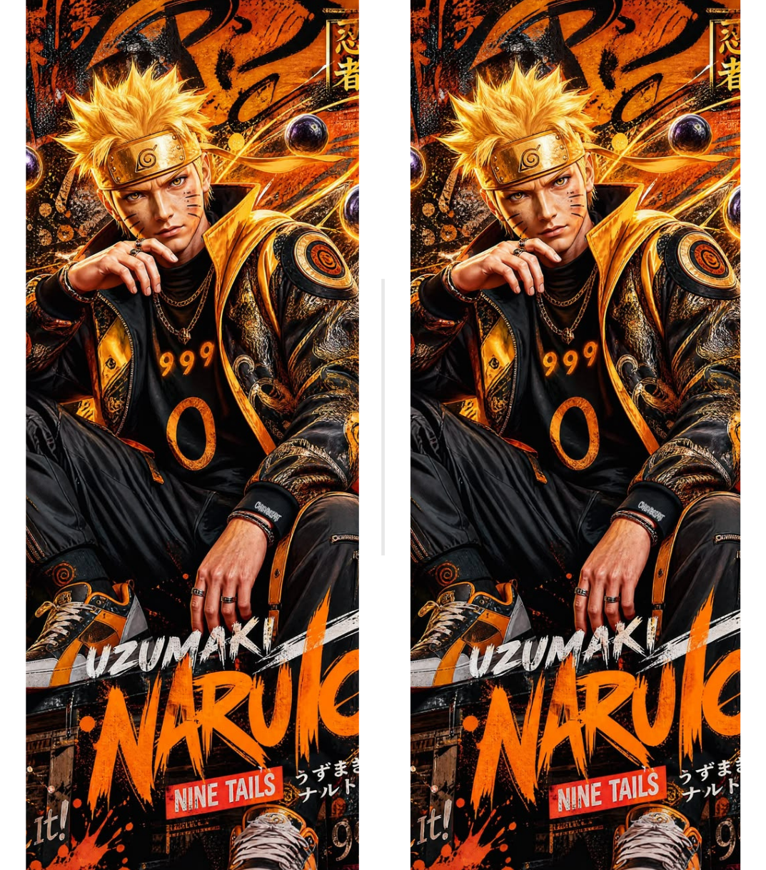 Naruto Fire Dual-Side Edition Lighter | Gift Craft