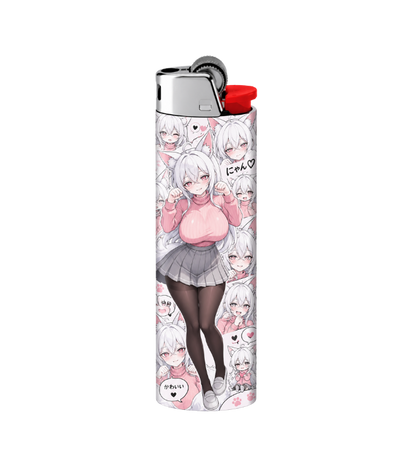 Kawaii Kemonomimi Baddie Dual-Side Edition Lighter | Gift Craft