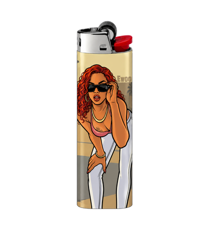 Vice City Redhead Street Diva | Lighter | Gift Craft