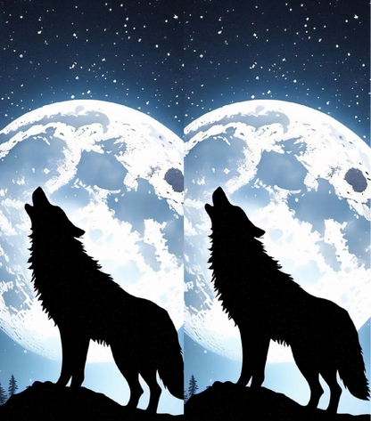 WOLF Lighter Pack | 4-Piece Art Set | Gift Craft BD