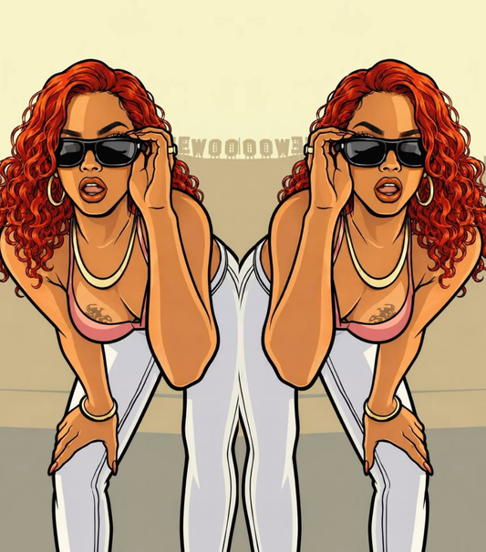 Vice City Redhead Street Diva | Lighter | Gift Craft