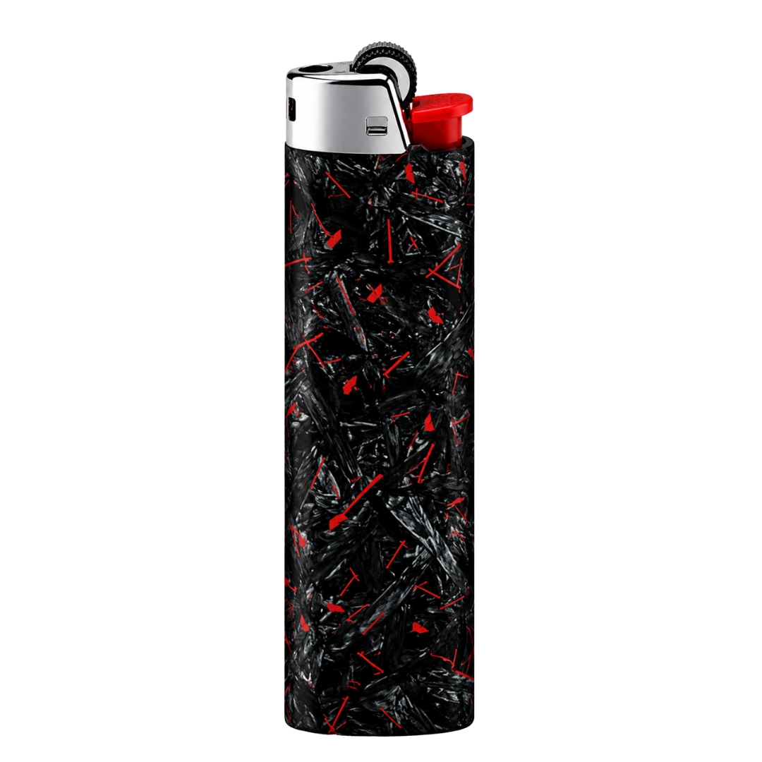 Crimson Shatter Full Wrap Edition Lighter | Gift Craft