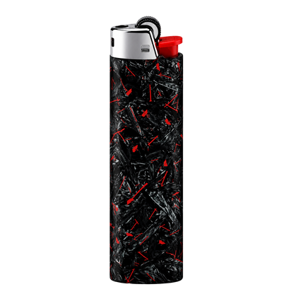 Crimson Shatter Full Wrap Edition Lighter | Gift Craft