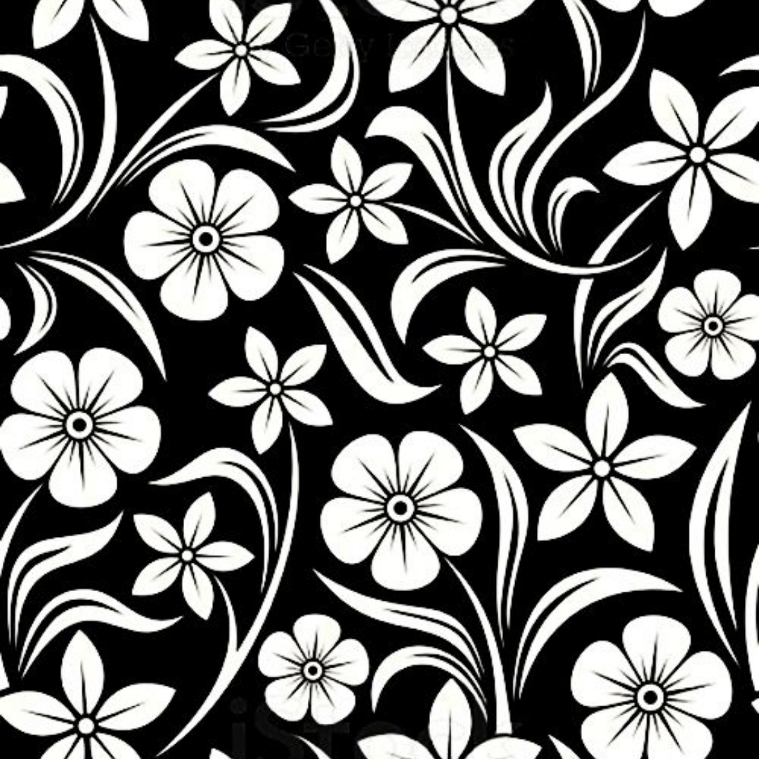 Floral Noir Full Wrap Edition Lighter | Gift Craft