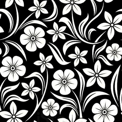 Floral Noir Full Wrap Edition Lighter | Gift Craft