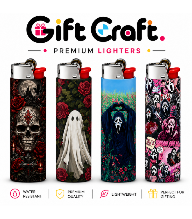 Ghost  Lighter Pack | 4-Piece Art Set | Gift Craft BD