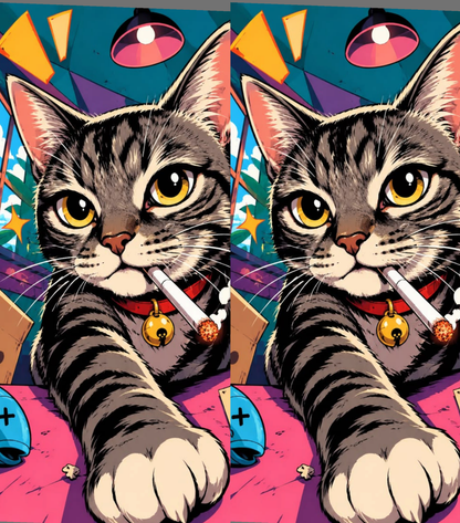 Cat Vibes Dual-Side Edition Lighter | Gift Craft