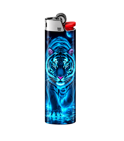 Neon Tiger Pack Lighter Pack | 4-Piece Art Set | Gift Craft BD