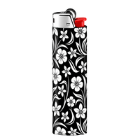 Floral Noir Full Wrap Edition Lighter | Gift Craft