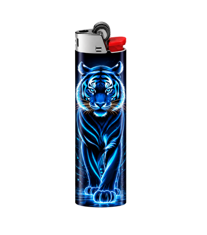 Neon Tiger Pack Lighter Pack | 4-Piece Art Set | Gift Craft BD