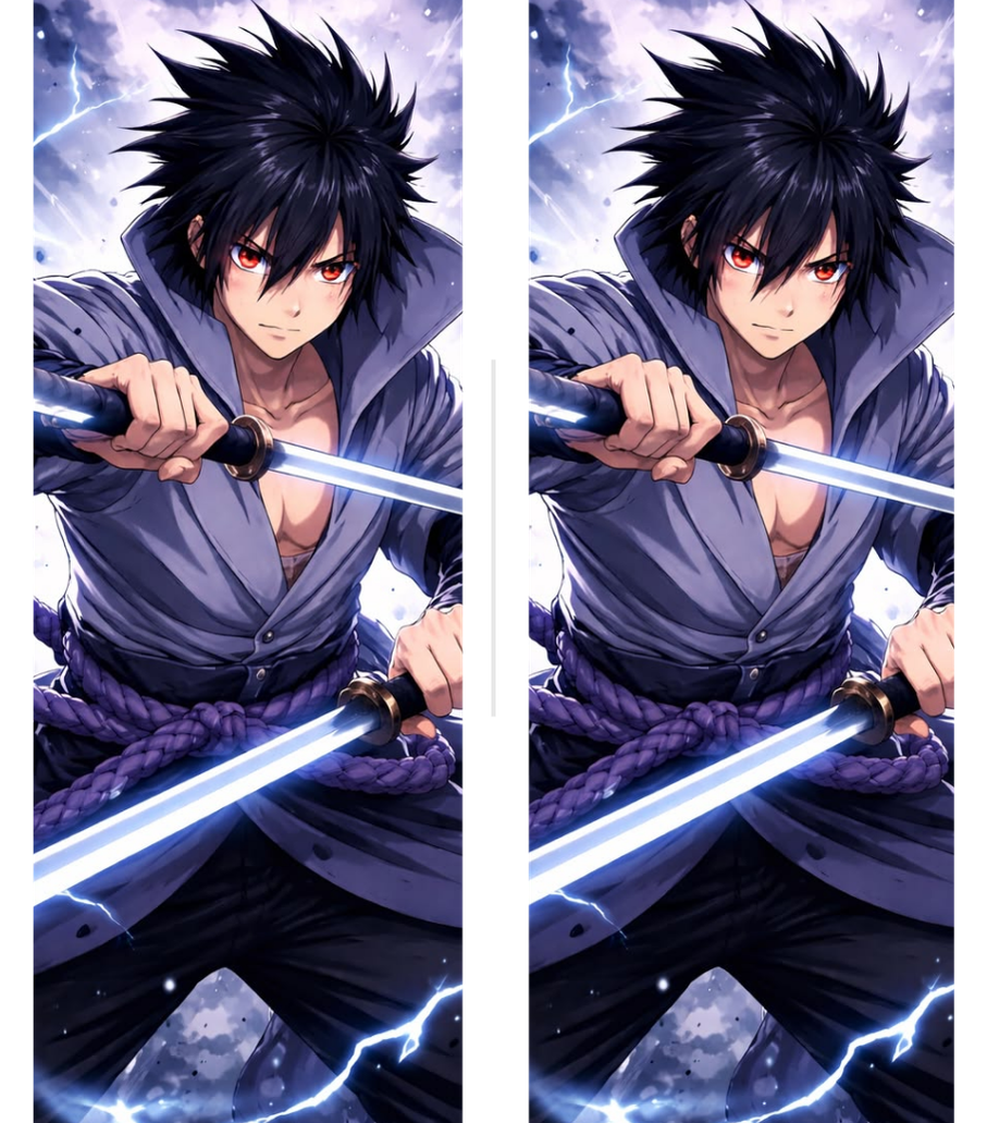 Sasuke Uchiha 1 Dual-Side Edition Lighter | Gift Craft