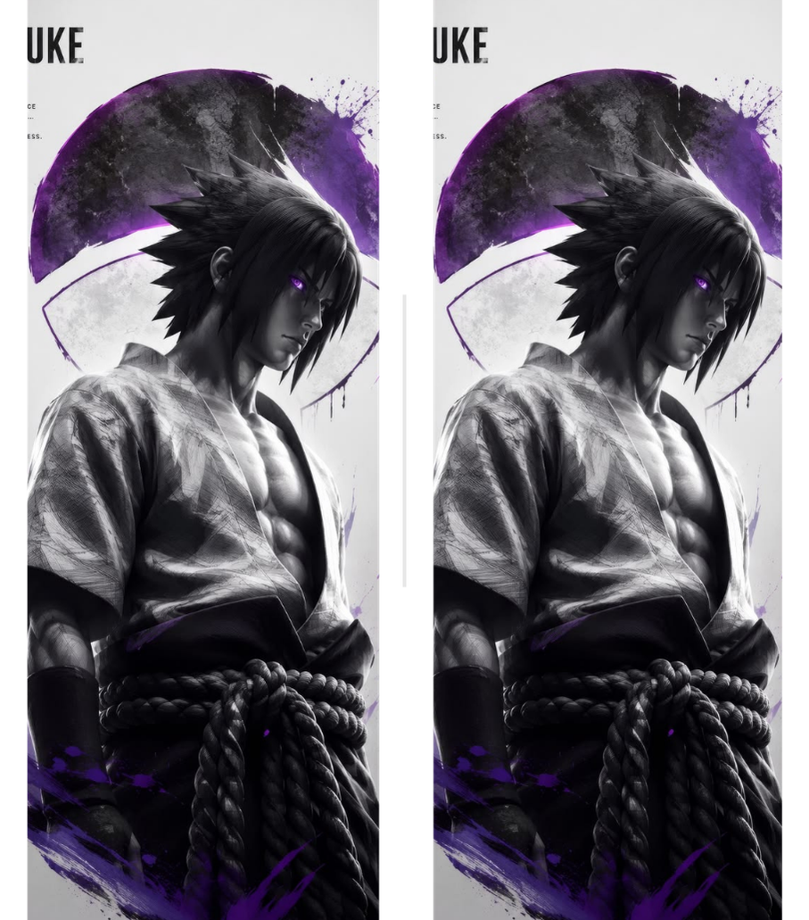 Sasuke Uchiha 4 Dual-Side Edition Lighter | Gift Craft