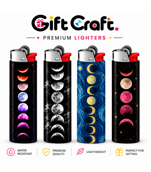 Moon Lighter Pack | 4-Piece Art Set | Gift Craft BD