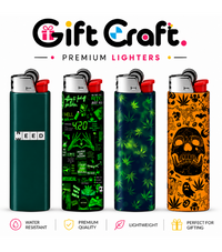 Hemp Lighter Pack | 4-Piece Art Set | Gift Craft BD