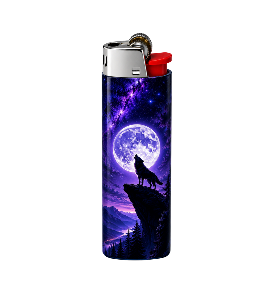 Howling Wolf Moon 🐺 | Lighter | Gift Craft
