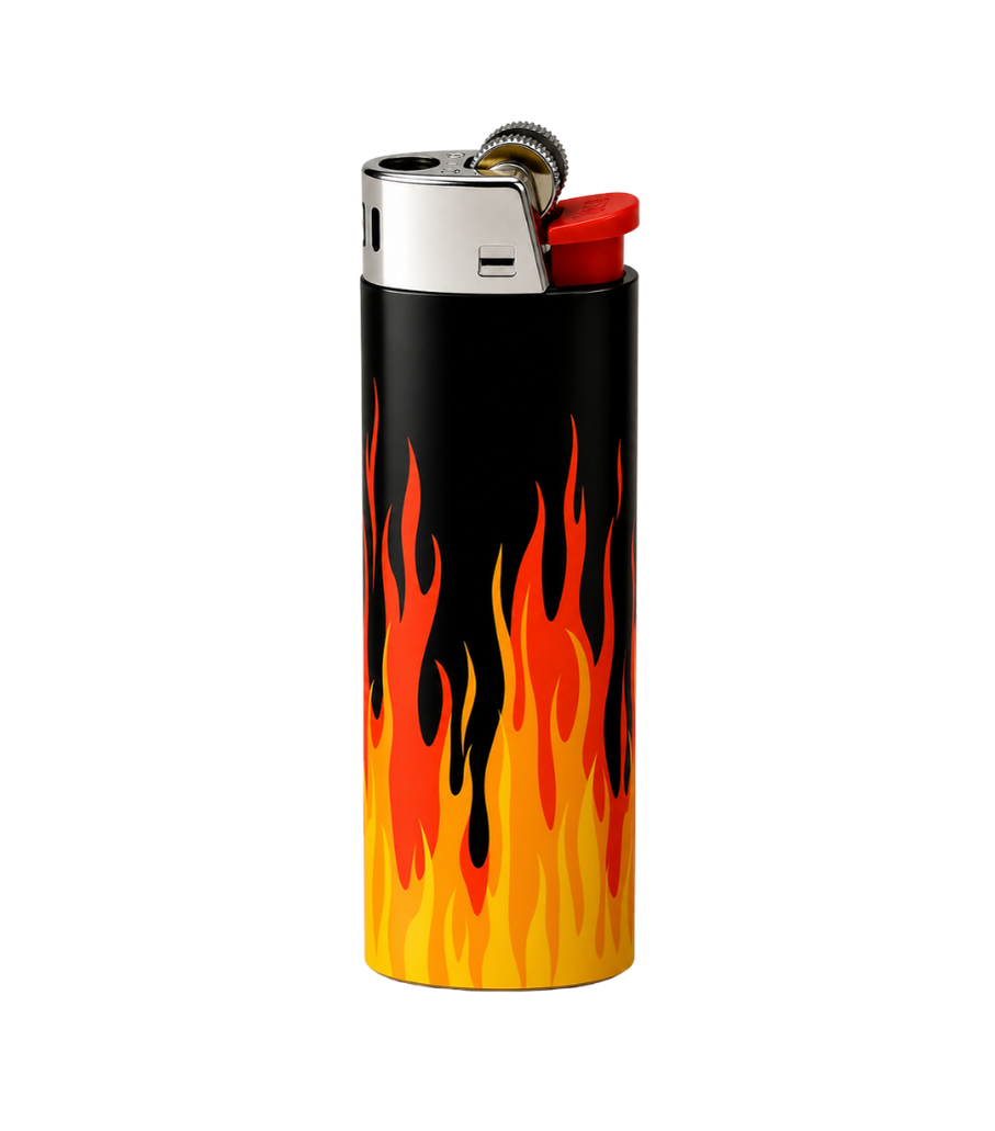 Flame Pattern Full Wrap Edition Lighter | Gift Craft