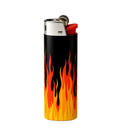 Flame Pattern Full Wrap Edition Lighter | Gift Craft