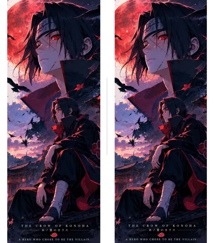 Itachi Uchiha 8 Dual-Side Edition Lighter | Gift Craft