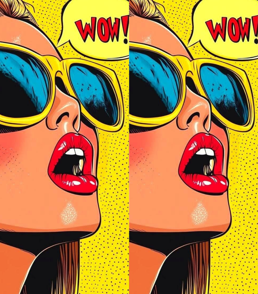 Pop art wow Dual-Side Edition Lighter | Gift Craft