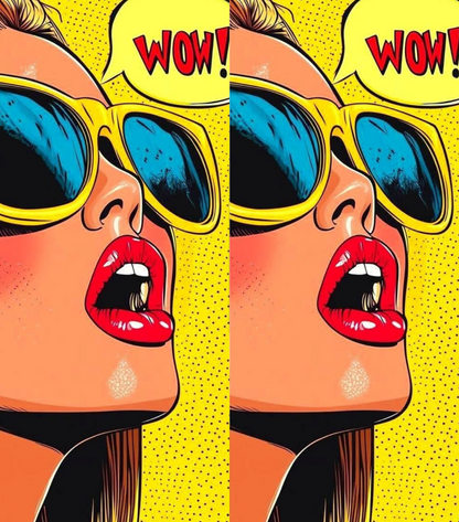 Pop art wow Dual-Side Edition Lighter | Gift Craft