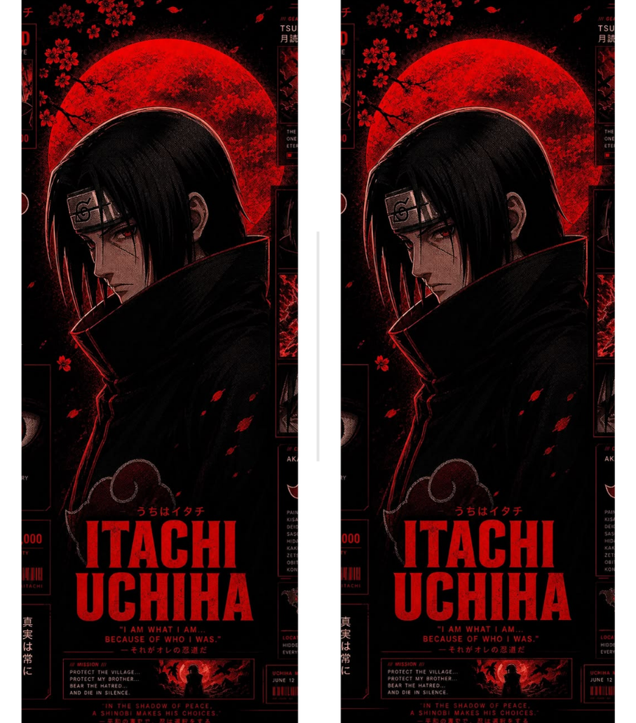 Itachi Uchiha 13 Dual-Side Edition Lighter | Gift Craft