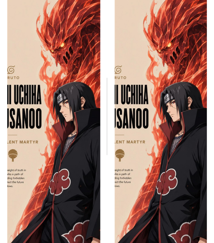 Itachi Uchiha 20 Dual-Side Edition Lighter | Gift Craft