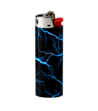 Neon blue Lightning Full Wrap Edition Lighter | Gift Craft